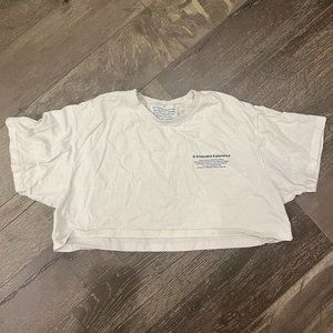 Bundle of 2 white graphic t-shirts